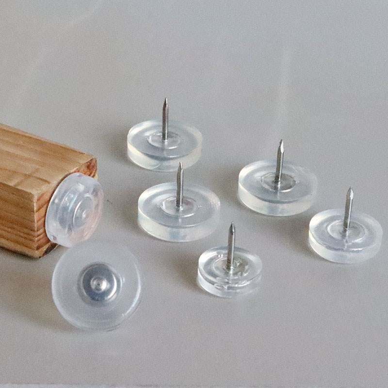 热销家具脚钉尼龙钉沙发桌椅凳柜脚防滑脚垫家具增高垫橡胶脚垫地