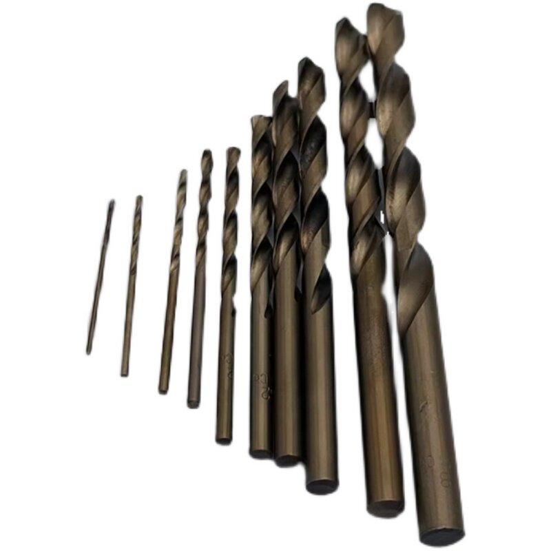 热销不锈钢麻花钻头套装含钴合金钢铁高硬度打孔手电钻转头铁合金
