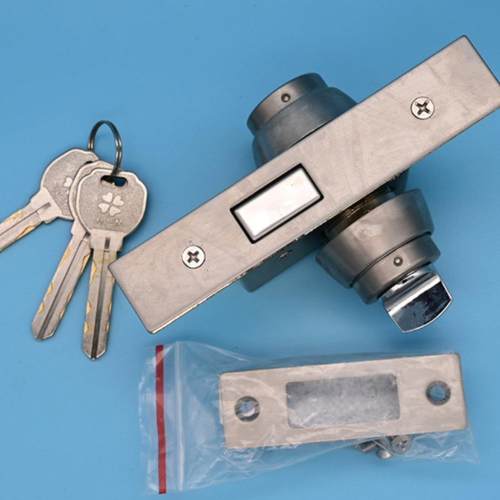 铝合金门木门隐形门锁红鹰312单开锁肯德基门锁框架玻璃门地板锁