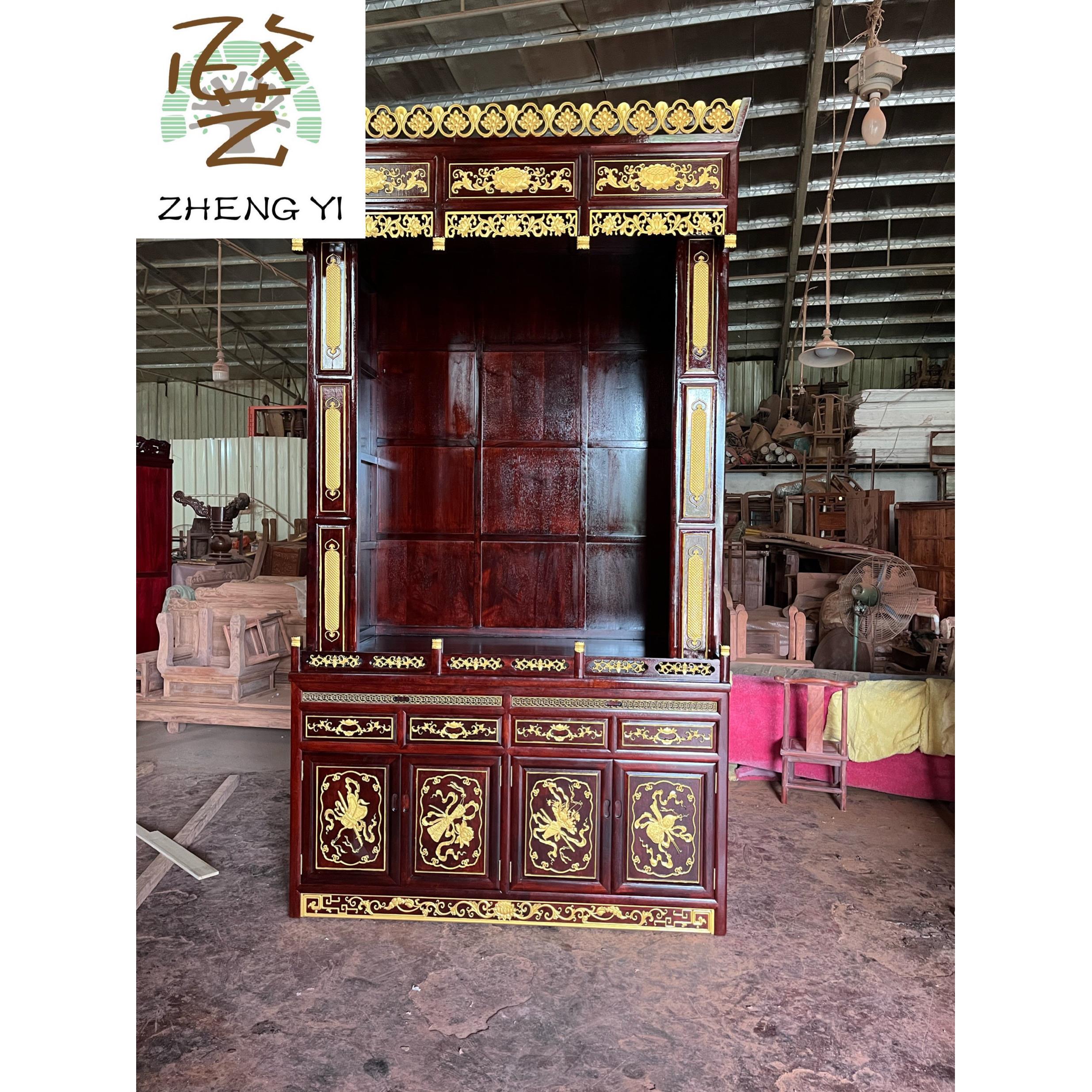 佛龛立柜实木家用神龛观音佛像财神爷供桌香案台天宫佛柜供奉柜子