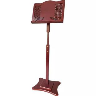 古筝乐谱架升降中式专业家用实竹木质小提琴寺庙经书歌曲谱支架子