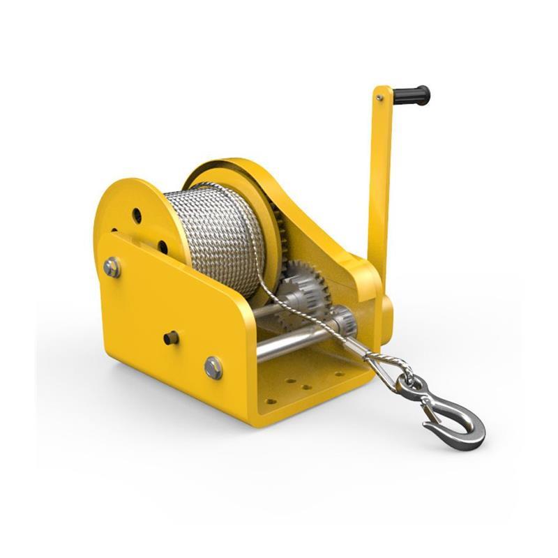 手动绞盘双向自锁式手摇卷扬牵引葫芦小型家用绞车起重机升降吊机