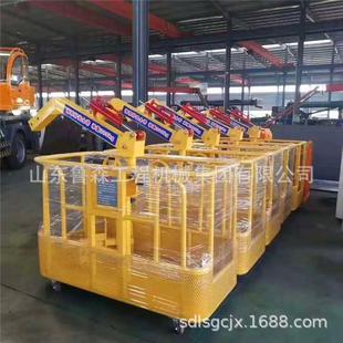 市政修路灯起重机吊篮 机械建筑高空作业吊篮 建筑工地用吊车吊篮