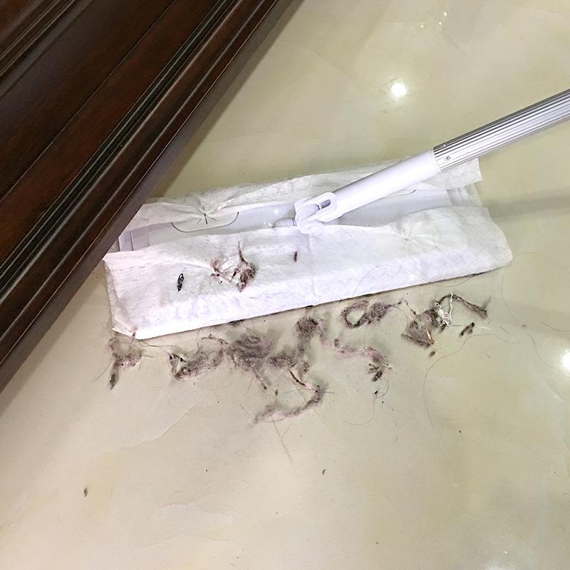 直销新款精装100张静电除尘纸家用一次性平板吸尘拖把擦地布粘毛