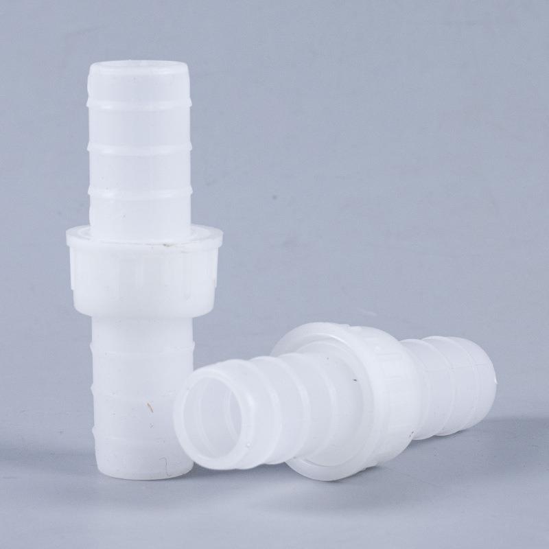 直销新款4分6分1寸水管对接延长接头塑料两通接快接接头软管快速