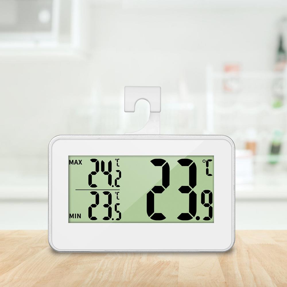 直销新款新品室内电子温度计 家用数字数显温湿度计高低温同显 冰