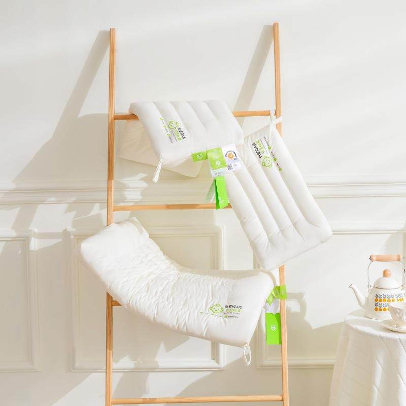 直销新款A类枕头低枕薄枕矮枕单人护颈椎助睡眠儿童全棉枕芯家用