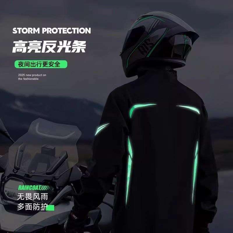 热销摩托车骑行服雨衣骑行套装男款全身防暴雨分体式骑车外卖骑手