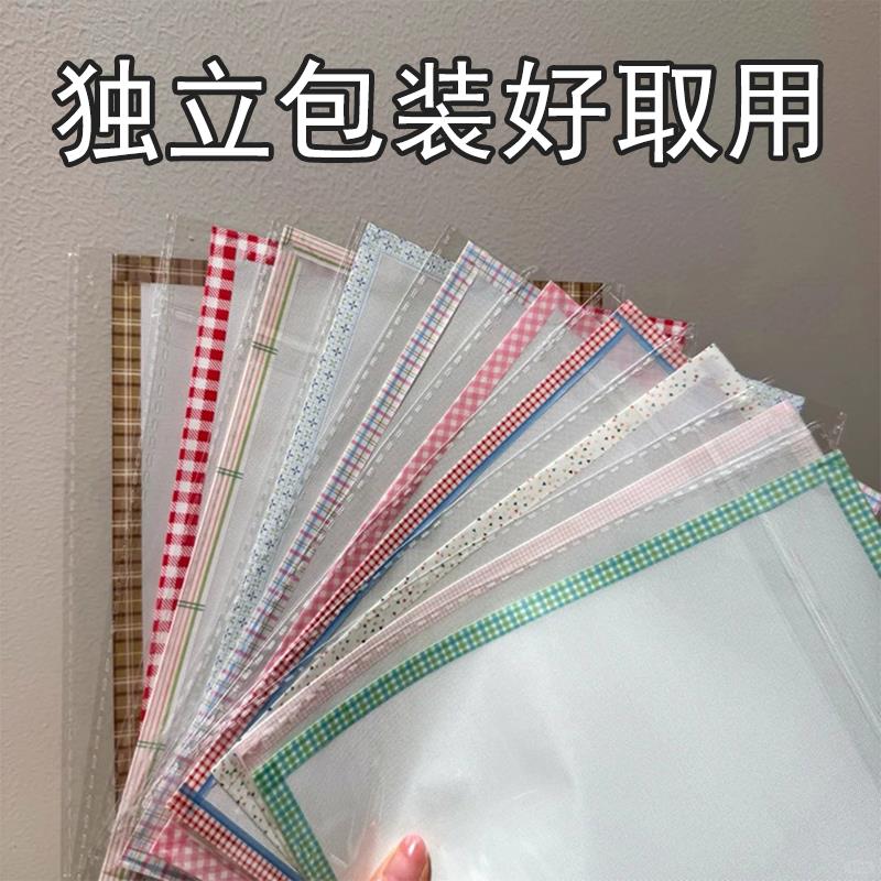 热销拼豆烘焙布粗纹理2.5mm加厚大号不搓泥熨烫纸包边耐高温助烫