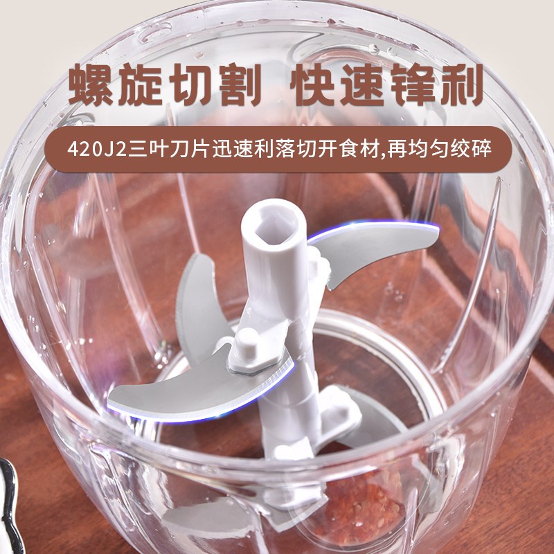 热销家用手动绞肉机厨房神器搅拌切菜拉多功能剁碎肉馅搅蒜蓉料理