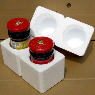 热销老干妈玻璃瓶快递防摔碎防撞震泡沫盒辣椒酱蜂蜜罐打包箱物流