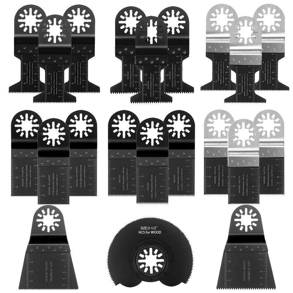 21件套装 跨境热卖 万用宝摆动铲多功能电动工具 闭合孔