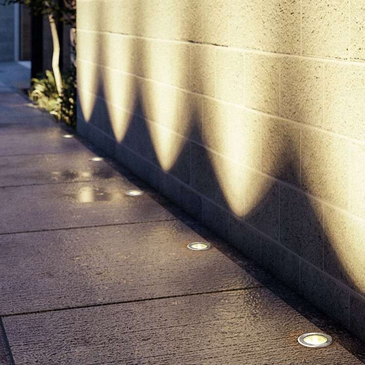 地角灯户外防水不锈钢嵌入式地灯LED 广场花园草坪太阳能地埋E18