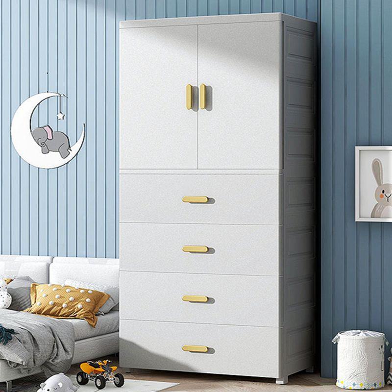 开门收纳箱宝宝儿童衣柜收纳柜抽屉式塑料储物简易婴儿衣服整理箱