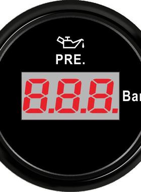 SJ系列 DN52mm 数显式油压表游艇快艇 工程车机械车卡车 0-10Bar