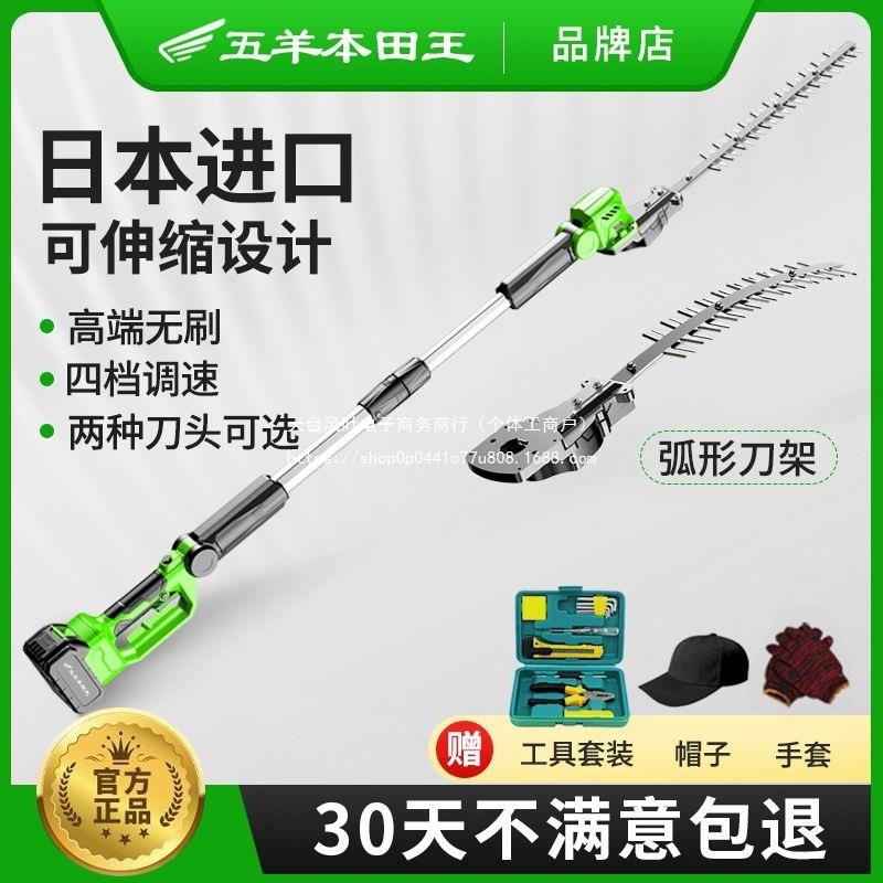 进口电动长杆高枝调速绿篱机弧形园林绿化苗木修剪机修枝机伸缩杆