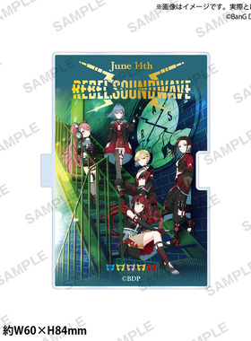 Bushiroad Creative【BanG Dream!】REBEL SOUNDWAVE 烫金照片板