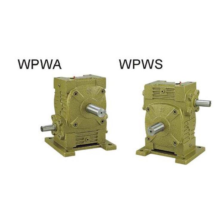 卧式蜗杆减速机WPWS50-60斜齿轮减速器振动小