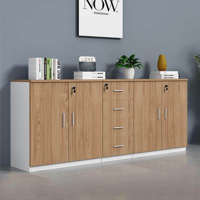 木质办公柜子带锁文件矮柜资料落地式档案柜储物抽屉茶水柜隔断,商业/办公家具,办公储物柜,淘宝优惠券,粉丝福利购,淘宝优惠卷