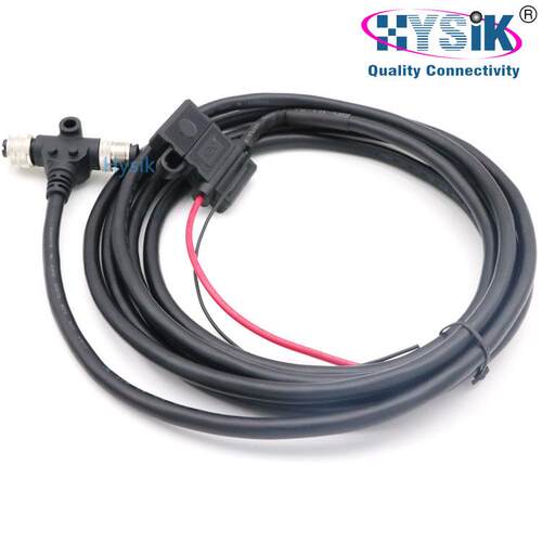 NMEA2000M125PINA-CodeT型分接头带线型船舶防水连接器1M