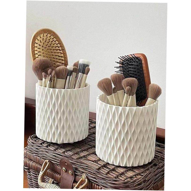 Rotating Makeup Brush Organizer 360 Degree Storage Box - Buy from Taobao, China | Shopme Agent
