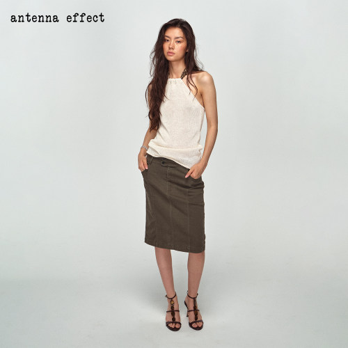 antennaeffect挂脖绑带漏背吊带