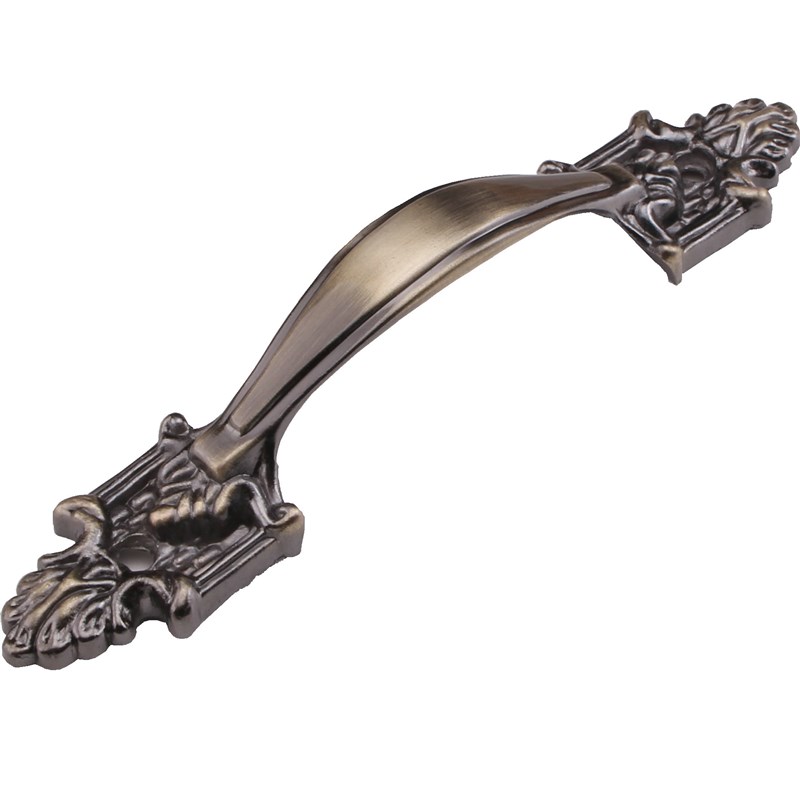 热销欧式复古明装拉手 明孔雕花衣柜门拉手抽屉简约把手 豪华木门