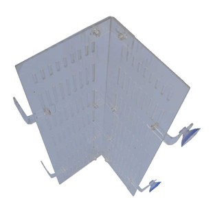 热销鱼缸水族箱水泵直角挡板溢流区直角挡板防水泵吸小鱼隔离区带