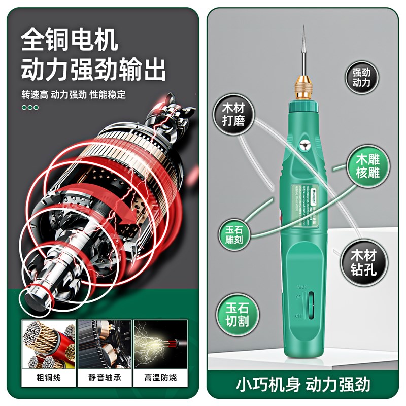 热销青鱼石打磨抛光神器去皮刮皮电动打磨机小型电磨鱼石打磨工具