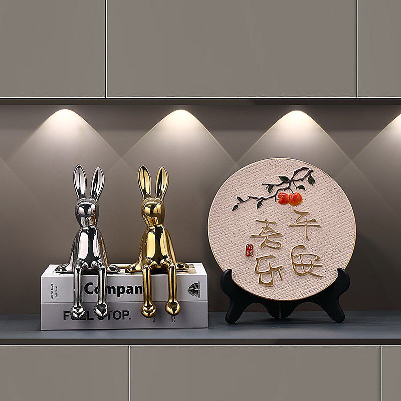 热销平安喜乐摆件柿柿事事如意大象客厅玄关电视柜酒柜装饰品新居