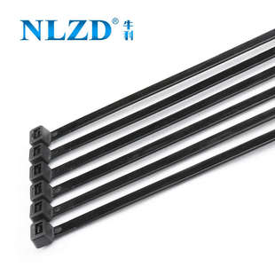 100条 热销大码 650mm 塑料束线带线扣10 白色黑色捆 拉力尼龙扎带