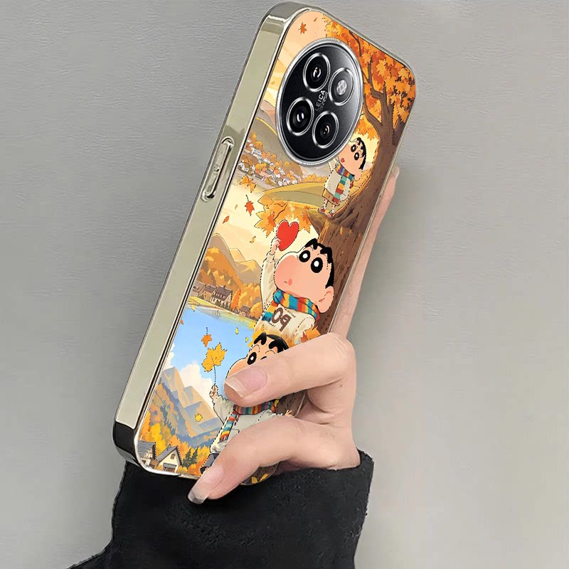 适用小米civi4pro手机壳新款civi3保护套civi2全包防摔civi1s软硅胶曲面屏外壳cviv卡通可爱枫叶小新cv男女潮