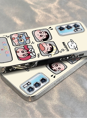 适用oppoReno6手机壳Reno6pro+新款opopreno65G全包防摔外壳reon十opp0pp0pporeno6软硅胶保护套5G四宫格小新