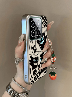 适用小米15手机壳14pro新款13/11全包镜头mi12Spro软胶保护套11ultra防摔10S青春版青眼耿鬼镂空xiaomi9/8s