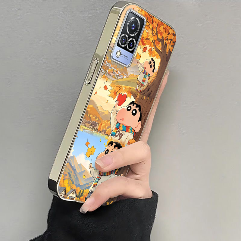 适用vivoS9手机壳S9e新款S7硅胶S7t保护套vivo全包vovis防摔vivis软外壳viv0男vivs女vos步步高vⅰvo枫叶小新