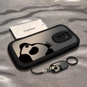 适用OPPOReno手机壳reno10倍变焦版全包边RenoAce网红新款防摔oppo卡通创意硅胶reno10x可爱软壳潮渐变熊猫