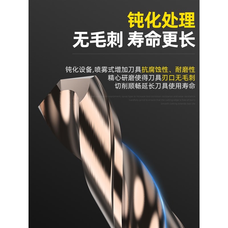 进口技术加长钨钢钻头D4D5D6D7D8D10D12定柄超硬打孔转头