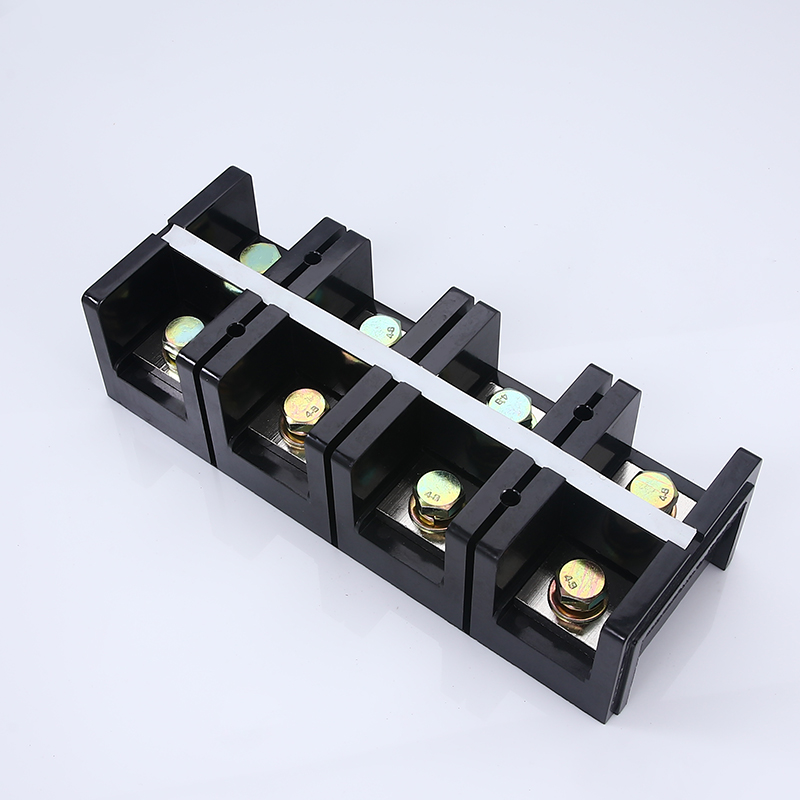TC快速接线端子j柱排大功率电流电线连接器布线并线分线盒TC600A4