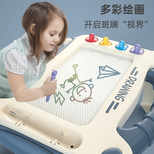 可擦画画板 儿童画板磁性家用幼儿写字板一岁宝宝玩具2涂鸦3支架式