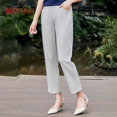 葵牌2025夏季新品中老年妈妈装40岁50岁九分裤休闲女裤