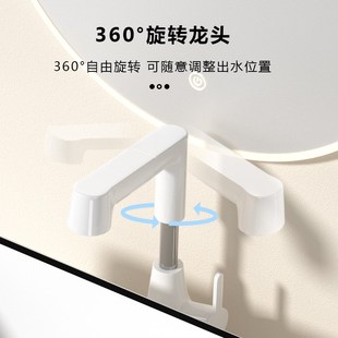 台上盆方形下水陶瓷家用侧洗手盆卫生间浴室阳台小户型简约洗手盆