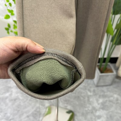 时尚妈妈冬装加绒长裤2024冬季中老年女士保暖裤直筒裤中年女裤厚