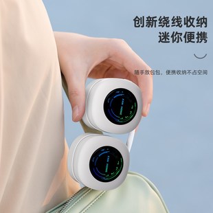 电风扇户外运动风扇便携式 挂脖式 挂脖子迷你随身小型静音充电风扇