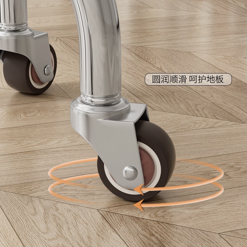 热销滑轮矮凳家用万向轮小凳子静音可移动带娃儿童学步凳带轮网红