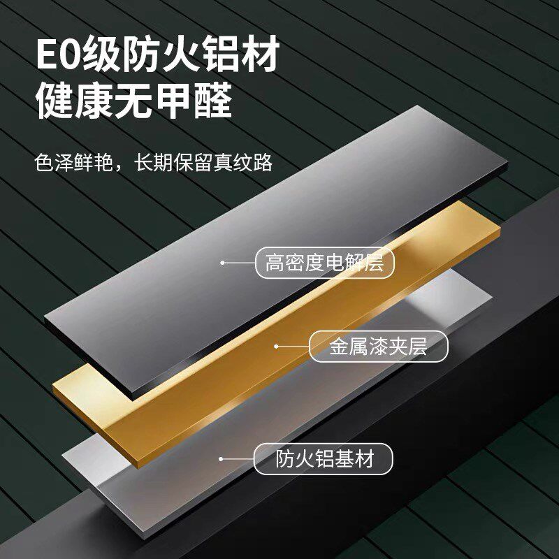 热销铝方通吊顶木纹铝合金方管铁方通型材装配饰隔断屏风材料格栅