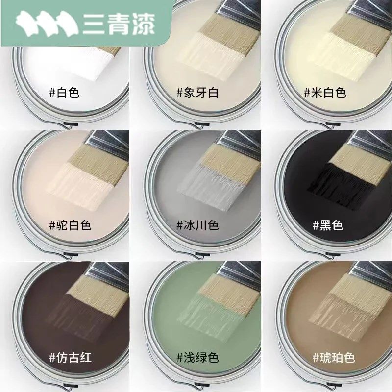 热销三青水性木器漆木头油漆家用自刷涂料换色家具翻新木门漆改色