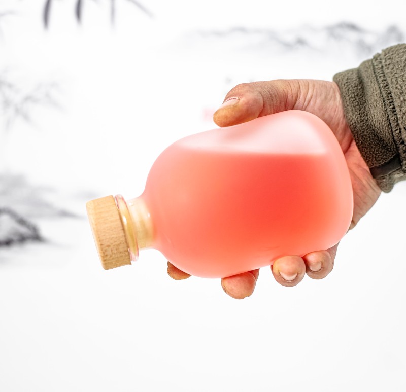 热销果酒瓶子定制好看的玻璃瓶空瓶泡酒瓶自酿密封酒容器定做创意