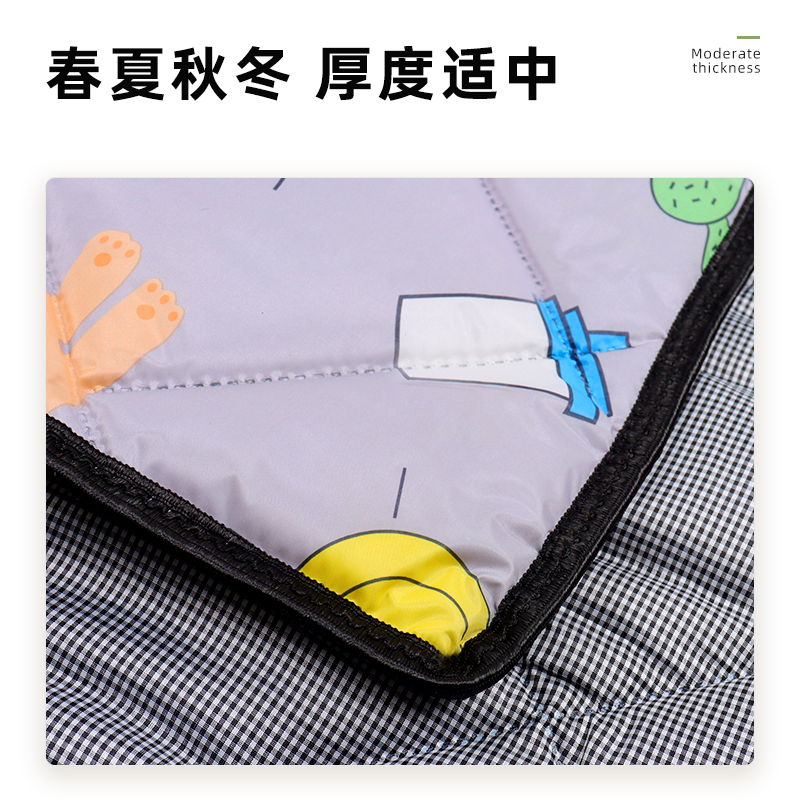 热销雅迪电动车中厚亲子挡风被儿童前座椅开叉分叉防晒罩春秋四季