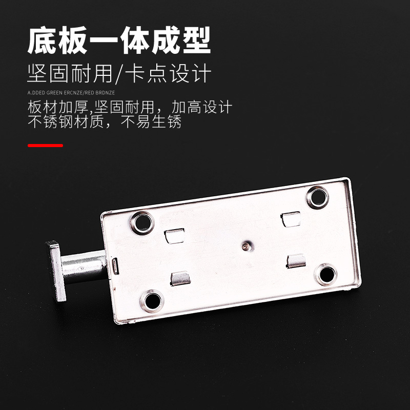 热销不锈钢自动弹簧插销卫生间门栓锁扣明装木门门扣防盗搭扣老式