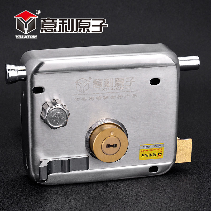 热销外装门锁三保险防盗防撬不锈钢门锁防盗门锁老式铁门C级空转